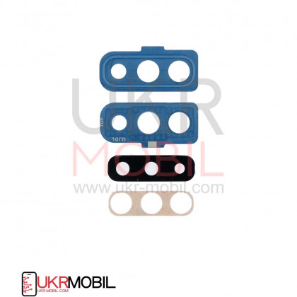 Стекло камеры Samsung A705 Galaxy A70, с рамкой, Blue - ukr-mobil.com