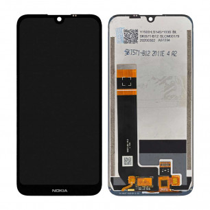 Дисплей Nokia 1.3 TA-1205, TA-1207, TA-1216, с тачскрином, Original PRC, Black