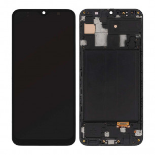 Дисплей Samsung A305 Galaxy A30 2019, с тачскрином, рамкой, OLED, Black