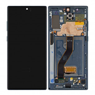Дисплей Samsung N975 Galaxy Note 10 Plus, с тачскрином, рамкой, Original PRC, Black