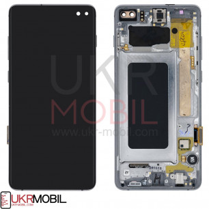 Дисплей Samsung G975 Galaxy S10 Plus, с тачскрином, с рамкой, Original PRC, Black