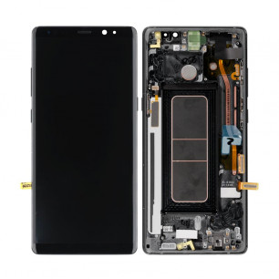 Дисплей Samsung N950 Galaxy Note 8, с тачскрином, рамкой, Original PRC, Black