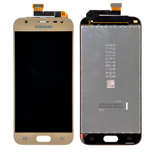 Дисплей Samsung J330 Galaxy J3 2017, с тачскрином, Original PRC, Gold