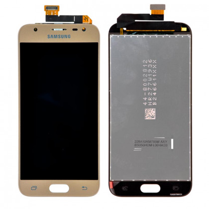 Дисплей Samsung J330 Galaxy J3 2017, с тачскрином, Original PRC, Gold - ukr-mobil.com