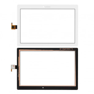 Сенсор (тачскрин) Lenovo Tab 2 A10-30, X30F, High Quality, White