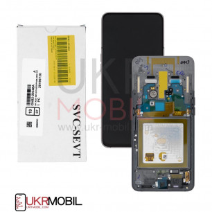 Дисплей Samsung A805 Galaxy A80, GH97-20348A, с тачскрином, рамкой, Service Pack Original, Black