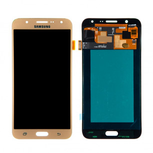 Дисплей Samsung J700 Galaxy J7, с тачскрином, OLED, Gold