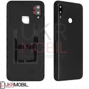Задняя крышка Huawei P Smart 2019 (POT-L21, POT-LX1), со стеклом камеры, Black