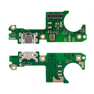 Шлейф Nokia 3.1 Plus TA-1104, TA-1113, TA-1117, TA-1118, TA-1124, TA-1125, с разъемом зарядки, микрофоном, плата зарядки, Original PRC