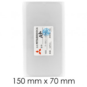 OCA пленка Samsung A505 Galaxy A50, 150 mm x 70 mm, 250 um, (упаковка 50 шт.)