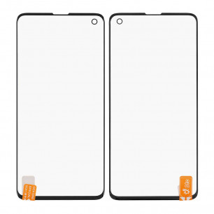 Стекло дисплея Samsung G973 Galaxy S10, с OCA пленкой, Original, Black