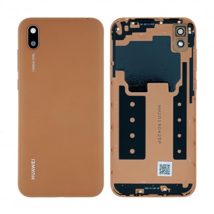 Задняя крышка Huawei Y5 2019 (AMN-LX9/AMN-LX1/AMN-LX2/AMN-LX30), со стеклом камеры, High Quality, Amber Brown - ukr-mobil.com