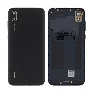 Задняя крышка Huawei Y5 2019 (AMN-LX9/AMN-LX1/AMN-LX2/AMN-LX30), со стеклом камеры, High Quality, Modern Black