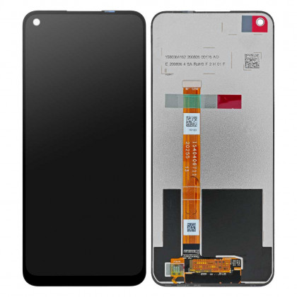 Дисплей Oppo A32 2020, A33 2020, Oppo A53, Oppo A53s; Realme 7i, Realme C17; OnePlus Nord N100, с тачскрином, Original PRC, Black - ukr-mobil.com