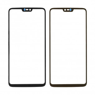 Стекло дисплея OnePlus 6, Original, Black