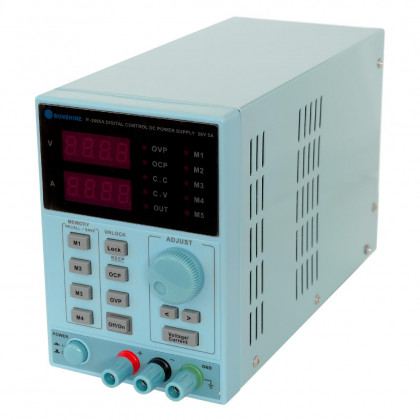 Цифровой программируемый блок питания Sunshine P-3005A, 5A, 0-30V, фото № 1 - ukr-mobil.com