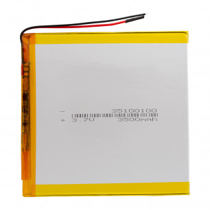 Аккумулятор для планшета 3.5*100*100 мм, (3500 mAh)