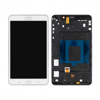 Дисплей Samsung T231 Galaxy Tab 4 7.0 (WI-FI + 3G) с тачскрином и рамкой (white) - ukr-mobil.com