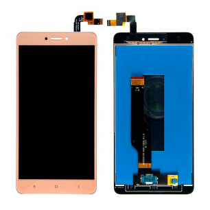 Дисплей Xiaomi Redmi Note 4x, с тачскрином, High Quality, Gold