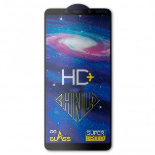 Защитное стекло Nokia 3.1 Plus, Pro-Flexi HD Full Glue, Black