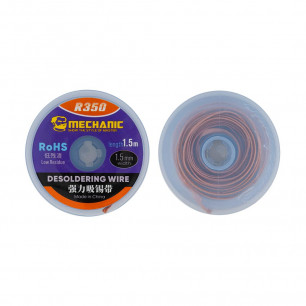 Оплетка для снятия припоя Mechanic R350 1515, длина: 1.5 m, ширина: 1.5 mm