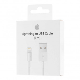 Кабель Apple Lightning to USB для iPhone, iPad, 1m, MD818ZM/A, Original PRC