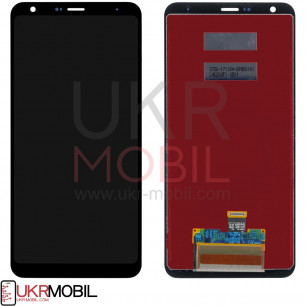 Дисплей LG Q710 Q Stylus+, с тачскрином, Black