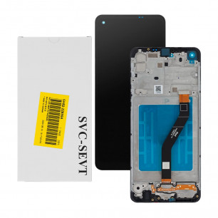 Дисплей Samsung A215 Galaxy A21, GH82-22836A, с тачскрином, рамкой, Service Pack Original