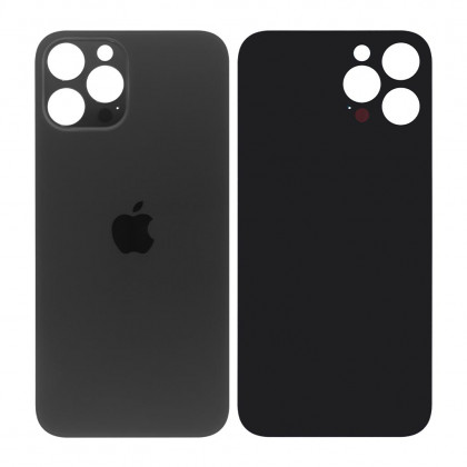 Задняя крышка Apple iPhone 12 Pro Max, большой вырез под камеру, High Quality, Graphite, фото № 1 - ukr-mobil.com