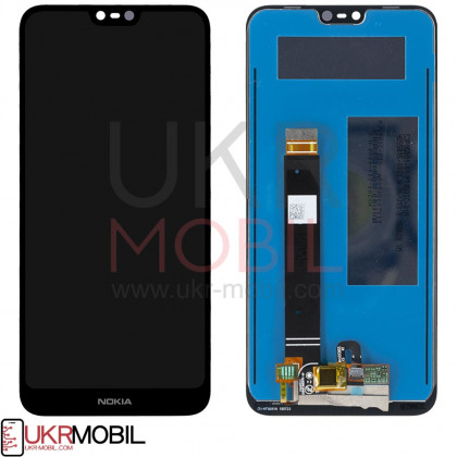 Дисплей Nokia 7.1 TA-1100, TA-1085, TA-1095, TA-1096, TA-1097, с тачскрином, Original PRC, Black - ukr-mobil.com