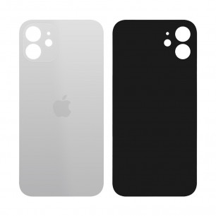 Задняя крышка Apple iPhone 12, большой вырез под камеру, White