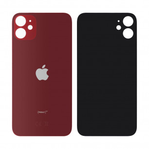 Задняя крышка Apple iPhone 11, большой вырез под камеру, High Quality, Red