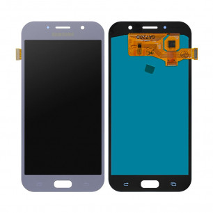 Дисплей Samsung A720 Galaxy A7 2017, с тачскрином, OLED, Blue