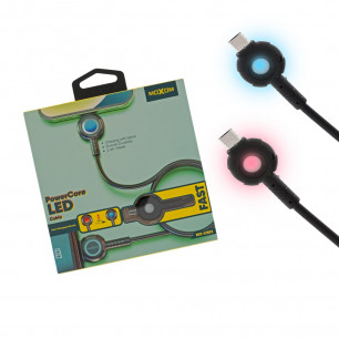 Кабель Moxom MX-CB72, LED индикация заряда, 1m, Micro USB
