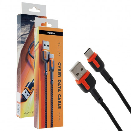 Кабель Moxom MX-CB52, 2.4A, 1m, Type-C, фото № 1 - ukr-mobil.com