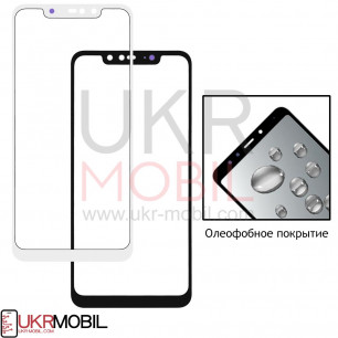 Стекло дисплея Xiaomi Redmi Note 6 Pro, с OCA пленкой, Original, White