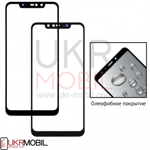 Стекло дисплея Xiaomi Redmi Note 6 Pro, с OCA пленкой, Original, Black