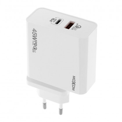 Сетевое зарядное устройство Moxom MX-HC29, QC 3.0 - 22.5W, Power Delivery 3.0 - 45W, фото № 3 - ukr-mobil.com