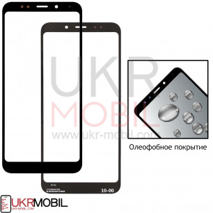 Стекло дисплея Xiaomi Redmi 5 Plus, с OCA пленкой, Original, Black