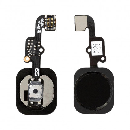 Шлейф Apple iPhone 6S, кнопка Home, Black - ukr-mobil.com