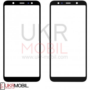 Стекло дисплея Samsung A605 Galaxy A6 Plus 2018, Black