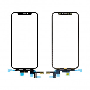 Стекло дисплея Apple iPhone XS, с тачскрином, Original, Black