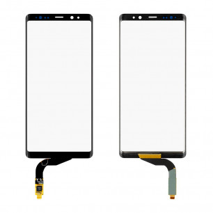 Стекло дисплея Samsung N950 Galaxy Note 8, с OCA пленкой, тачскрином, Original PRC, Black