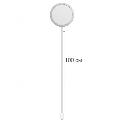 Беспроводное зарядное устройство Apple MagSafe Charger, A2140 (MHXH3CH/A), White, Original PRC, фото № 2 - ukr-mobil.com