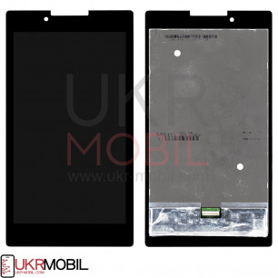 Дисплей Lenovo Tab 2 A7-30, Tab 2 A7-30DC, Tab 2 A7-30F, (Green FPC), с тачскрином, Black