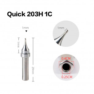 Жало для индукционной паяльной станции Quick 203H, тип жала: 1C