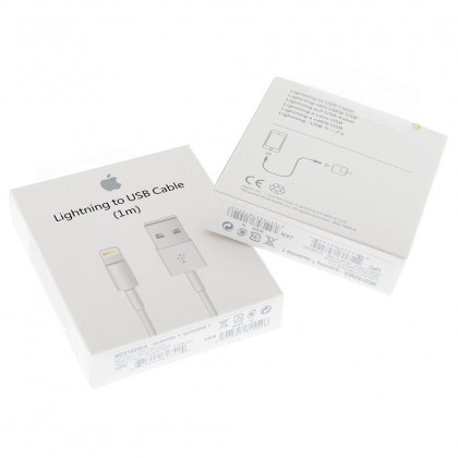 Кабель Apple Lightning to USB для iPhone, iPad, 1m, MD818ZM/A, Original PRC, фото № 2 - ukr-mobil.com