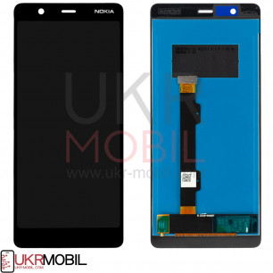 Дисплей Nokia 5.1 TA-1061, TA-1075, с тачскрином, Black