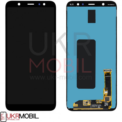 Дисплей Samsung A605 Galaxy A6 Plus 2018, с тачскрином, OLED, Black, фото № 2 - ukr-mobil.com