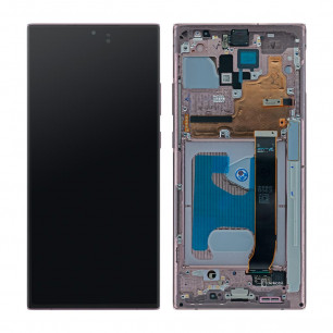 Дисплей Samsung N985 Galaxy Note 20 Ultra, с тачскрином, рамкой, Original, Bronze